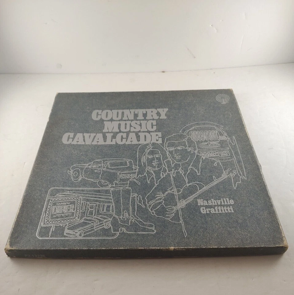 Country Music Cavalcade: Nashville Graffitti 3x LP Box Set Vinyl 1976 Cash, Dean - Image 4 of 4