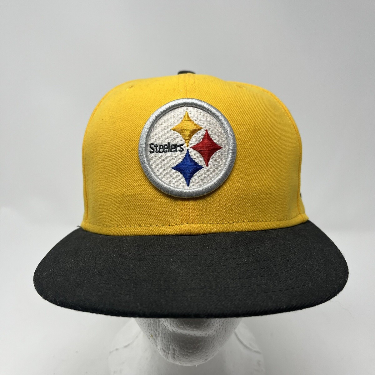 New Era 59Fifty NFL Pittsburgh Steelers Yellow Black Brim Fitted
