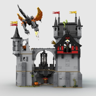 ZITIANYOUBUILD Medieval Knights Castle Model Building Toys Set Modular Building