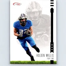 2025 Sage High Series Football Holden Willis #123 Black Middle Tennessee State