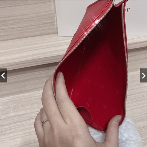 Dior Beauty RED Makeup Bag Clutch - Picture 5 of 5