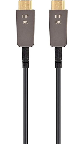 Monoprice Ultra High Speed HDMI Cable -20 Feet Black 8k 120 Hz Dynamic HDR, 46Gb - Picture 3 of 5