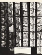Contact Photo Sheet & Negatives Carrie Fisher Simon Mason Asner Hill Street Blue