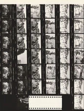 Contact Photo Sheet & Negatives Carrie Fisher Simon Mason Asner Hill Street Blue