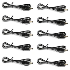 10x Power Box Supply Pigtail Cable 3ft DC Male Plug for CCTV Security Camera 3fx
