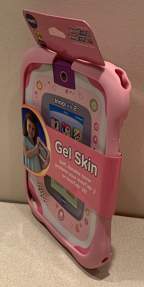 Vtech Innotab 2 2S Gel Skin Case Cover Protector for Innotab 2 or 2S Pink.  NEW - Image 4 of 4