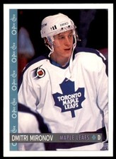 1992-93 O-Pee-Chee Dmitri Mironov . Toronto Maple Leafs #71