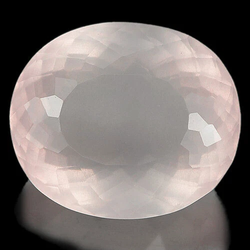 Rose Pink Quartz 37.44 Ct. VVS Oval Shape 24 x 20 Mm. Natural Gemstone Brazil - Image 4 of 4