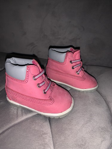 infant timberland boots pink