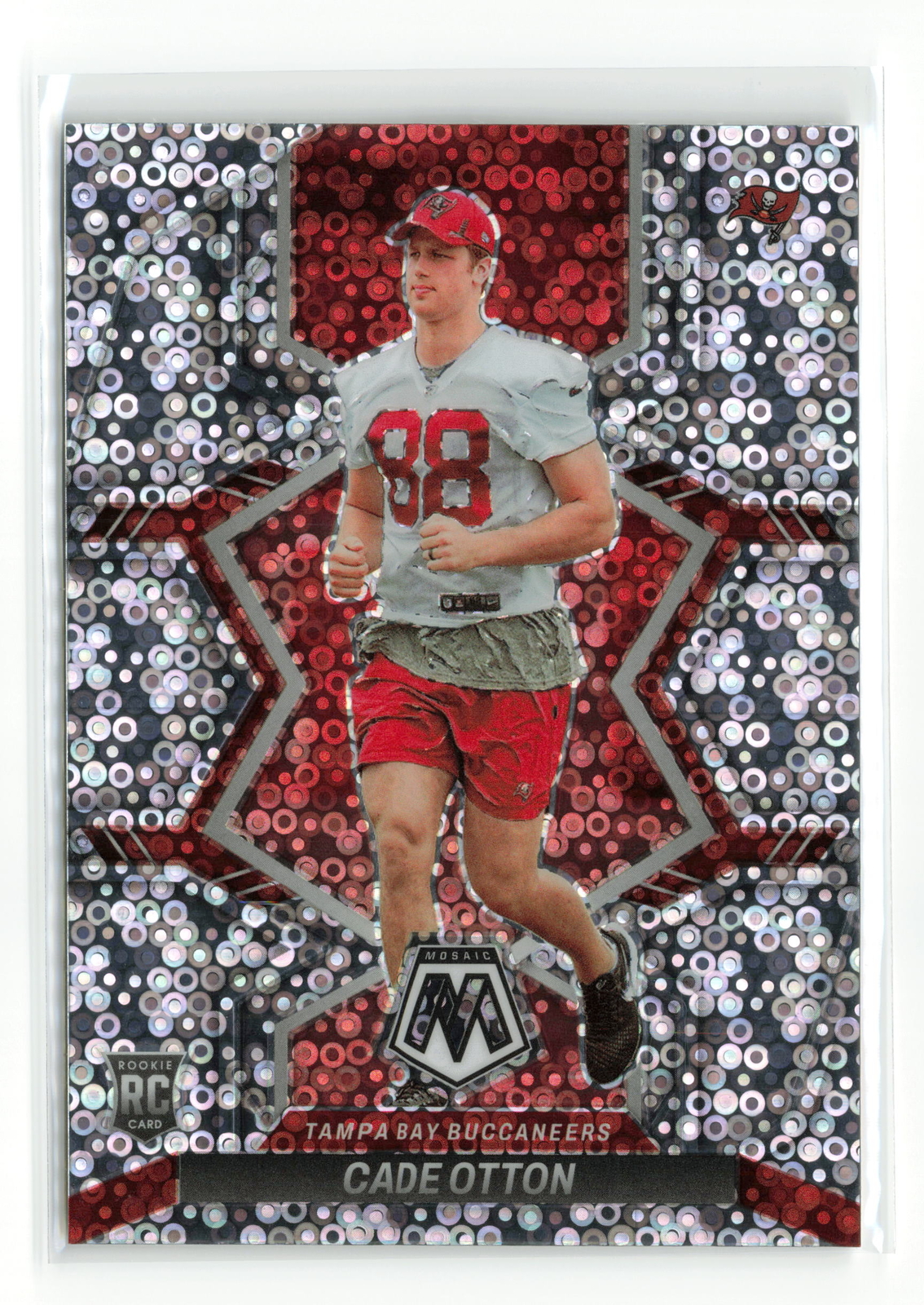 CADE OTTON #361 2022 PANINI MOSAIC BUCCANEERS RC NO HUDDLE