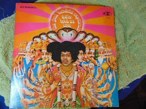 Vintage 1967 JIMI HENDRIX EXPERIENCE Vinyl LP Record Album "Axis:Bold As Love"