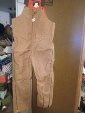 New With Tags, Brown, Light Insulated Bibs, Zero- Zone By Walls, Workware, 34x36