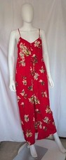 Cameo Rose Women’s Red Floral Split Maxi Dress - Size 10 - USED