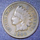 1888 Indian Head Cent AVG Circ RC33
