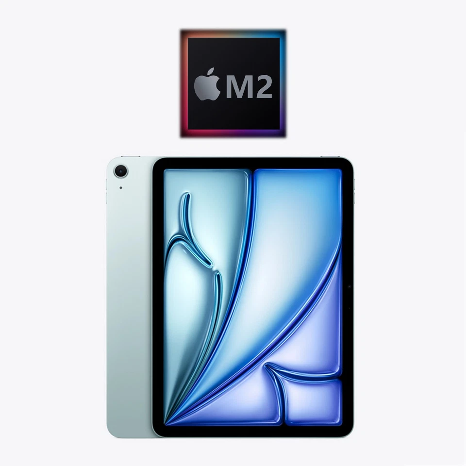 2024 Apple iPad Air 6 256GB WiFi/Cellular 11" - (Blau) A2903 mit 1 Jahr Garantie