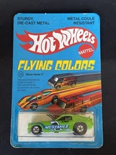 UNPUNCHED Hot Wheels ULTRARARE GREEN Flying Colors Ford Mustand Show Hoss II 30