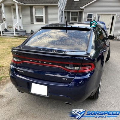 Dodge Dart 2013-2016 Sedan Rear Window Roof Spoiler Wing Fits SQRSpeed 229R