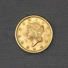 1853 $1 Liberty Head Type 1 .900 Gold Dollar US Coin