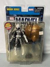 MOON KNIGHT Action Fig Silver Variant ToyBiz Marvel Legends MODOK BAF 2006 NEW