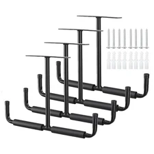 Overhead Garage Storage Hooks, Heavy Duty Double Ceiling Rack, 16.5’’ Utility...