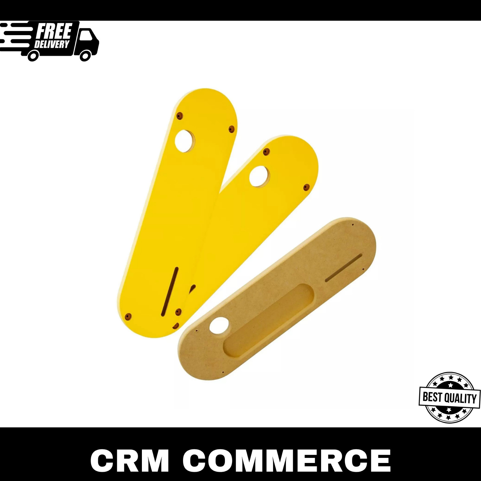 3 Pack Zero Clearance Inserts Laminated Fit for DeWalt DWE74