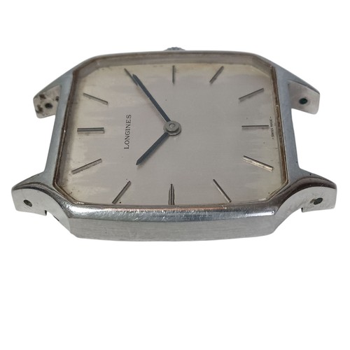 1121-4 LONGINES Men's Watch, Manual Winding, Square Face Only, Genuine - Afbeelding 5 van 7