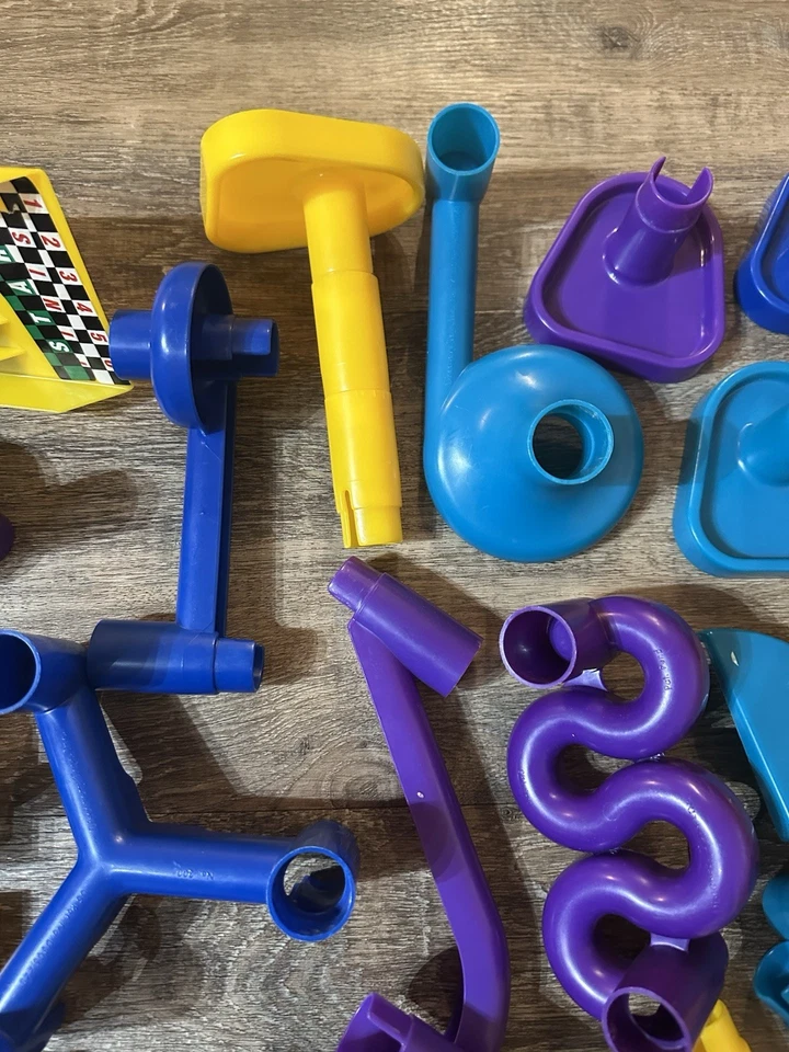 Discovery Toys Marble Works Marble Run Starter Set With Marbles Parts Pieces - Image 4 of 4