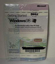 Microsoft Windows WIN 98 2nd Edition PC Operating System 3.5 Floppy Boot Disc