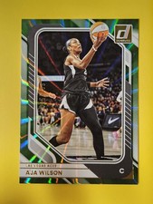2026 Panini Donruss WNBA #60 A’Ja Wilson Green Laser 005/399 Las Vegas Aces