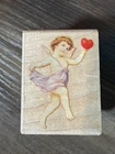 Rubber Stampede ~ 316-D Cupids Gift Rubber Stamp  ~ A1