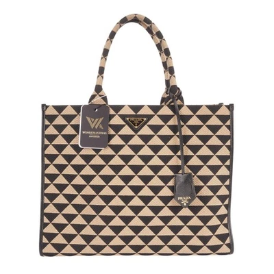 Sac à main cabas Prada Symboles Jacquard Large Tote 1BA356 OP: 2900 € - Photo 1/4