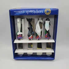 Concepts 4 Ocean Frolic Relish Knives Spreaders Set 4 Dolphin Orca Killer Whale