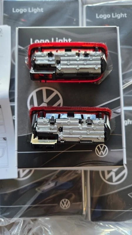 VW Logo LED Logoleuchten Türverkleidung Einstiegsleuchten NEUES VW Logo ORIGINAL - Bild 4 von 4