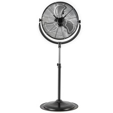 COSTWAY 20" High Velocity Pedestal Fan Industrial Standing Fan w/3 Speeds-Black