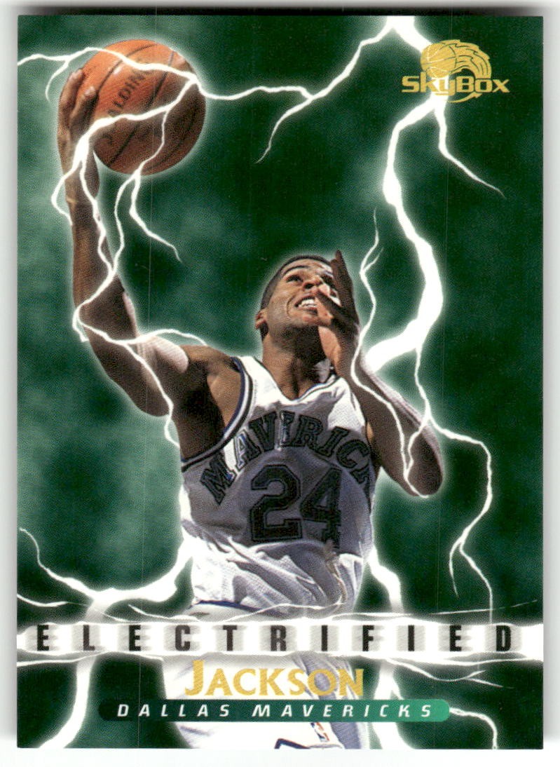1995-96 SkyBox Premium #279 Jim Jackson Dallas Mavericks Basketball Card