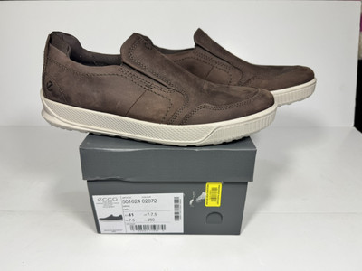 Ecco Byway Slip On Sneaker 7 EU 41 Coffee (sho6)