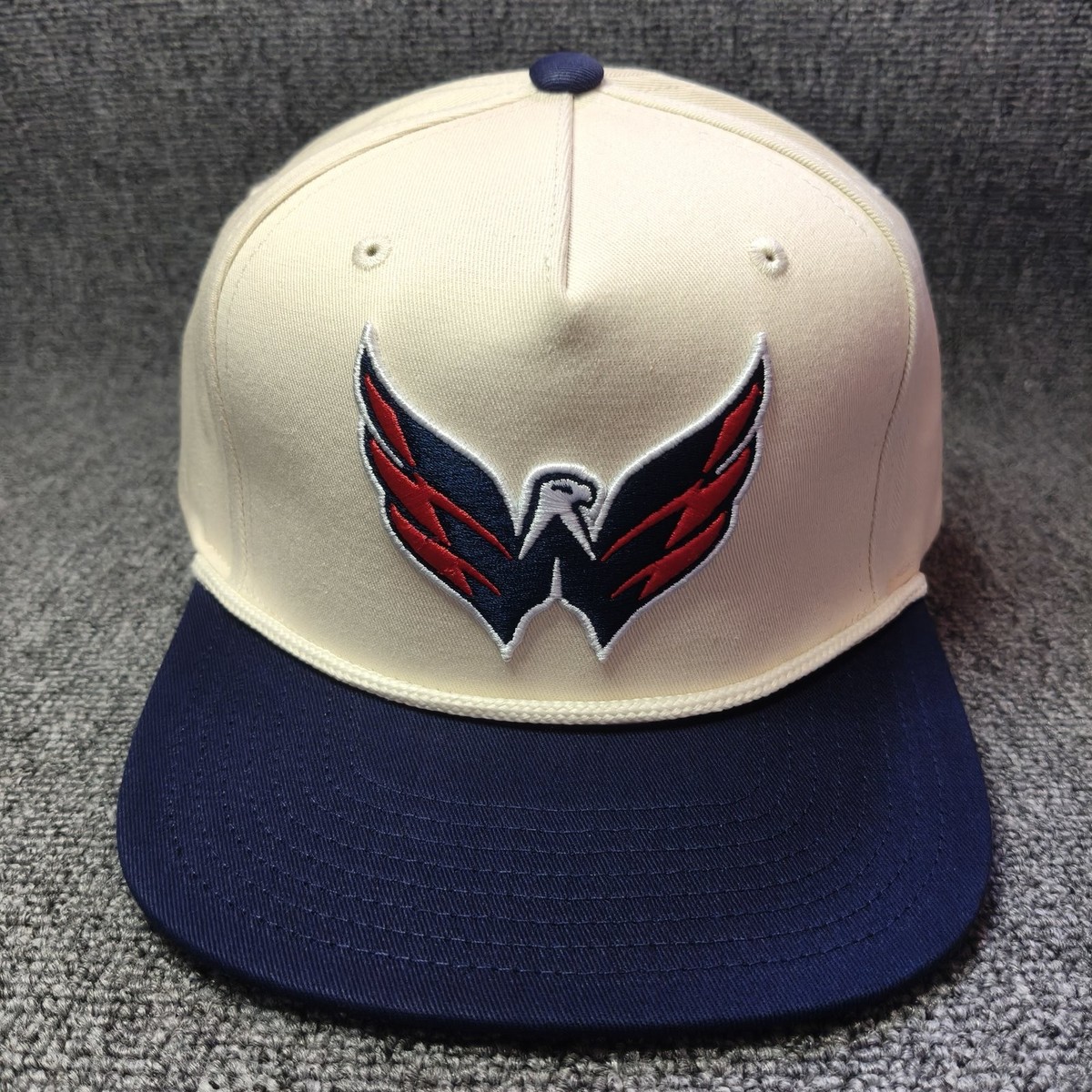 Mitchell & Ness Washington Capitals NHL Snapback Hat White Navy Red