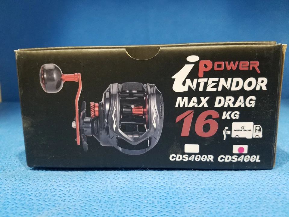 Carrete Baitcaster Sougayilang 400 6,3:1 mano izquierda 35 lb arrastre máximo bajo perfil Foto 2 de 4