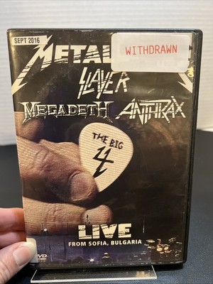 Metallica The Big 4: Live from Sofia Bulgaria 2 Disc Dvd Set Ex-Library