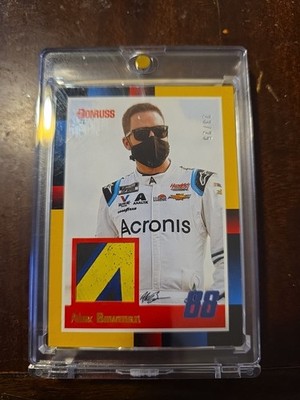 Alex Bowman /25 Race Used Patch 2 Color SSP '88 Retro 2021 Panini Donruss Racing