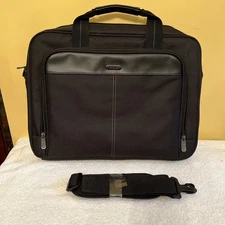 Targus Nylon 15.6” Black Padded Computer Messenger Bag with Strap