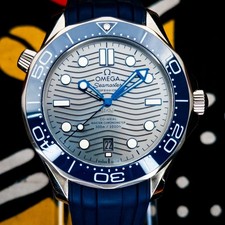 2023 OMEGA SEAMASTER 300M 42MM GREY 210.32.42.20.06.001 B&P Warranty to 09/2028
