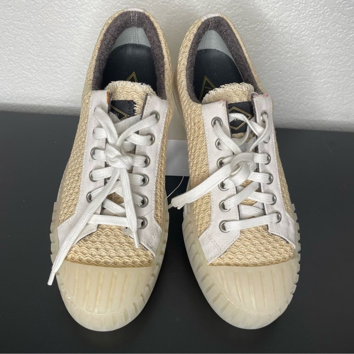 Adieu Paris Jute Low Top Lace Up Shoe Size 37 View 3