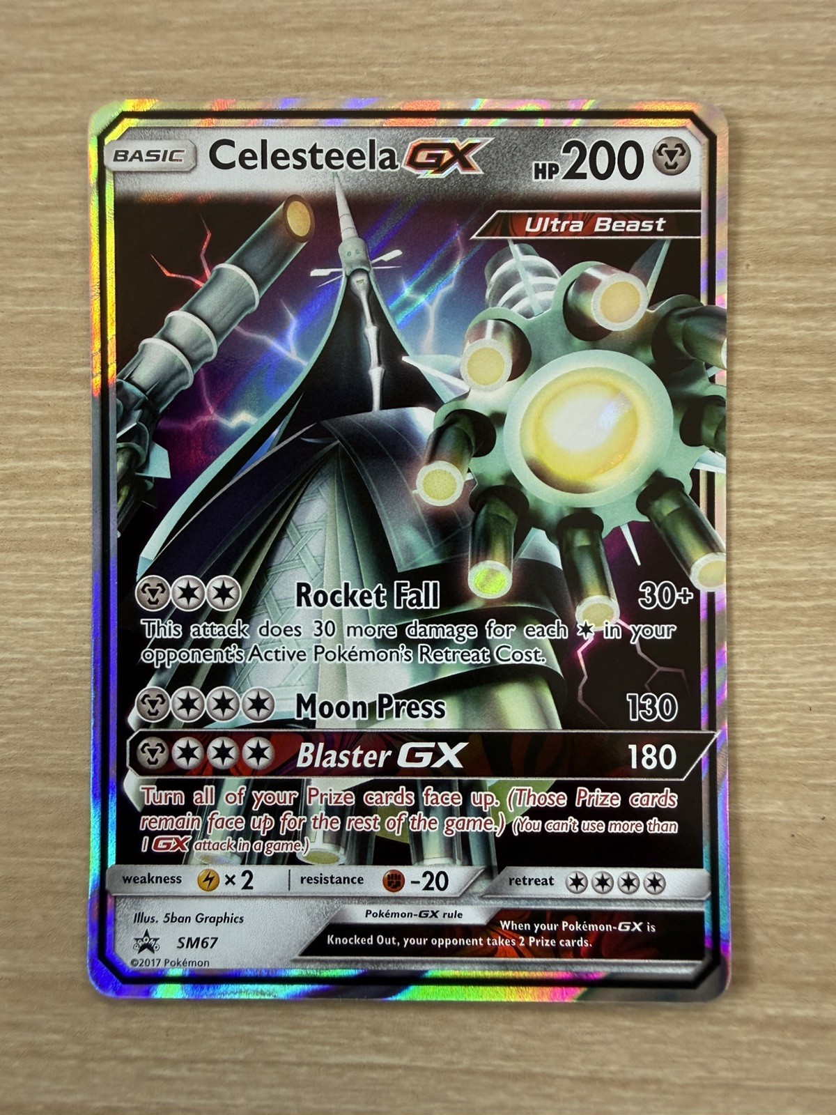 Celesteela GX SM67 Pokemon TCG Black Star Promo - NM