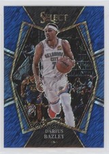 2021-22 Panini Select Premier Level Blue Shimmer Prizm Darius Bazley #108 0q1p