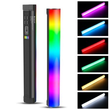 US PULUZ RGB LED Photography Lighting Portable Wand Handheld LED Video Light