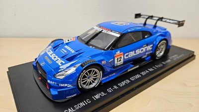 Ebbro 1:18 Nissan GT-R #12 Super GT500 Calsonic Impul Winner Fuji 2014