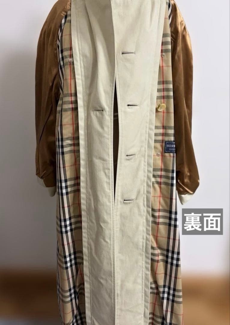Burberry  BURBERRY  Condition Beige Double Breasted Trench Coat (with Liner) thumbnail 4