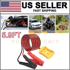 Battery Adapter For Dewalt With 5.9ft Jumper Cable Clamp Battery Jumper Starter