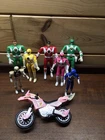 Vtg MIGHTY Morphin Power Rangers Bandai 1992 1993 1994 Action Figure & Bike Lot